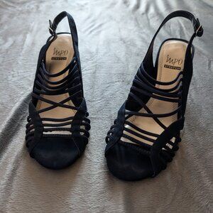 Impo Vicen Navy Blue low heels 8